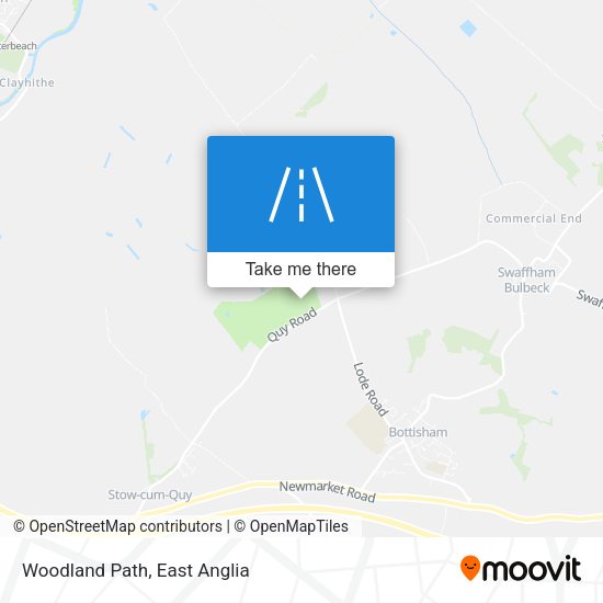 Woodland Path map