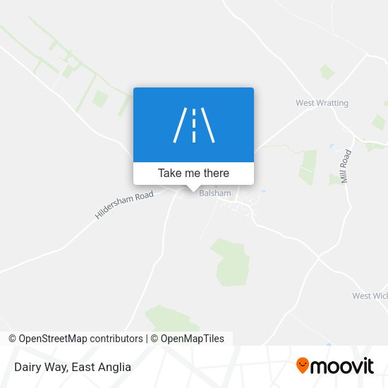 Dairy Way map