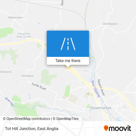 Tot Hill Junction map