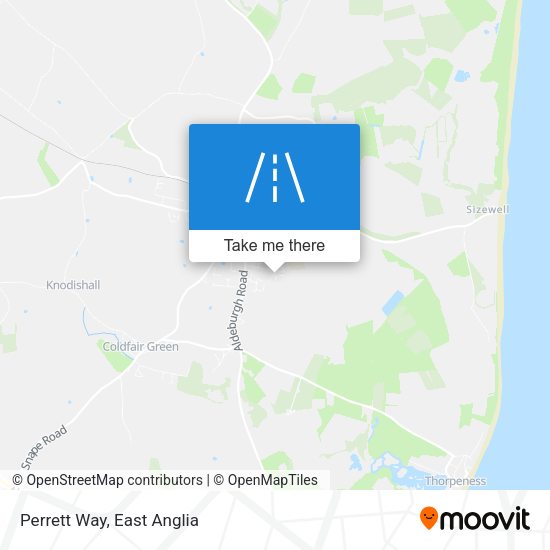 Perrett Way map