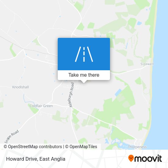 Howard Drive map