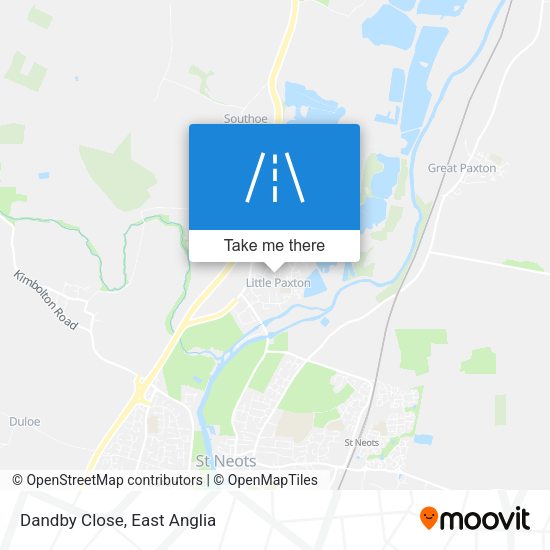 Dandby Close map