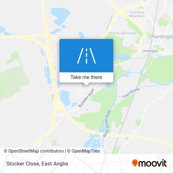 Stocker Close map