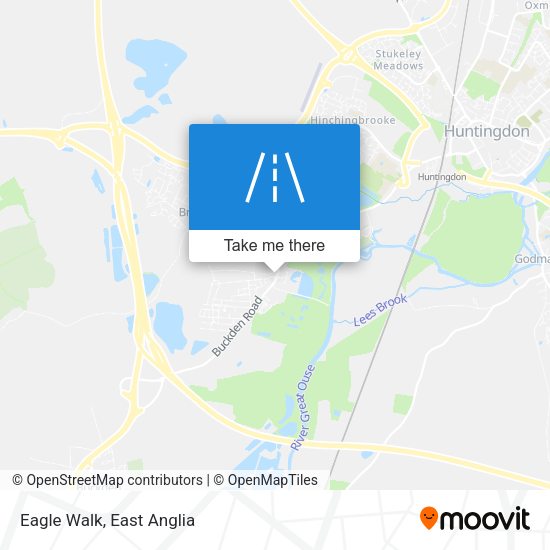 Eagle Walk map