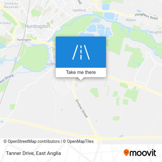 Tanner Drive map