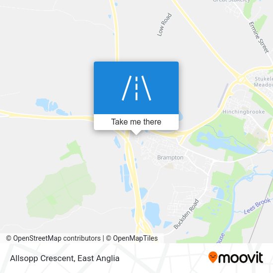 Allsopp Crescent map