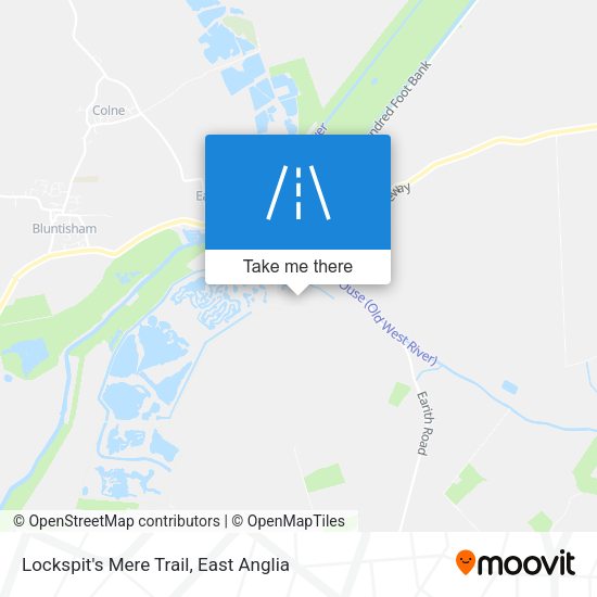 Lockspit's Mere Trail map