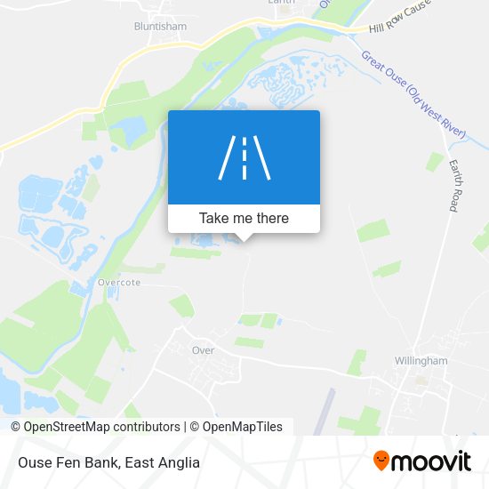 Ouse Fen Bank map