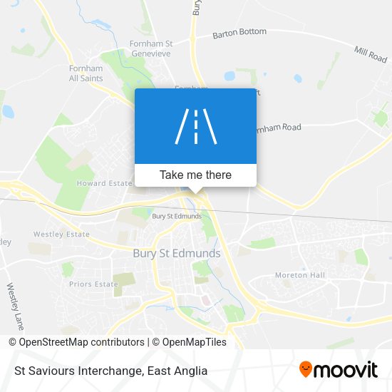 St Saviours Interchange map