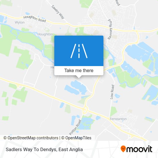 Sadlers Way To Dendys map