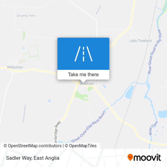 Sadler Way map