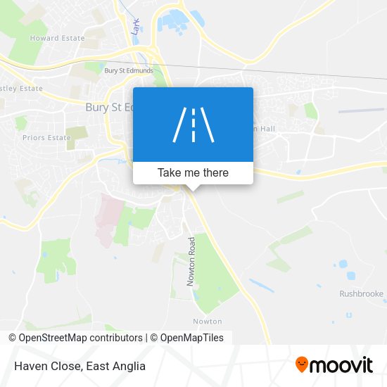 Haven Close map