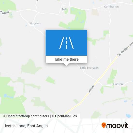 Ivett's Lane map