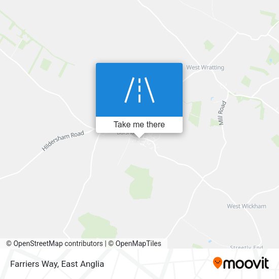 Farriers Way map