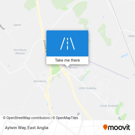 Aylwin Way map