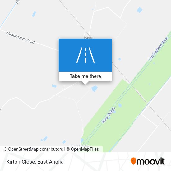 Kirton Close map