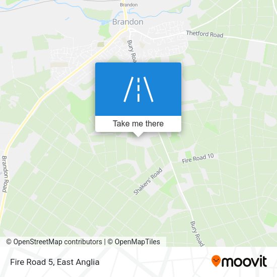 Fire Road 5 map