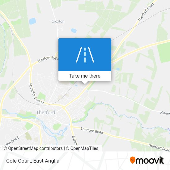 Cole Court map