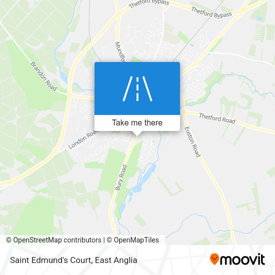 Saint Edmund's Court map
