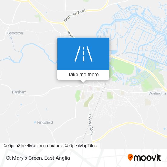 St Mary's Green map