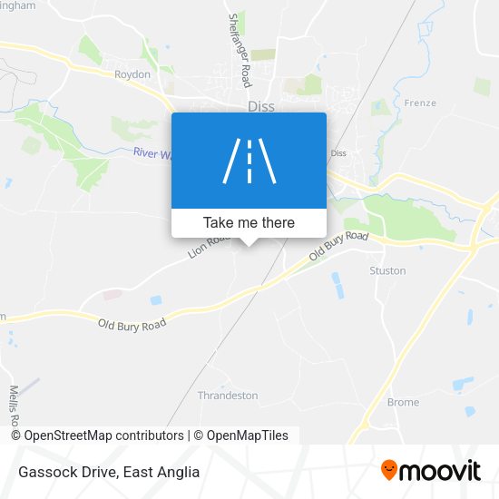 Gassock Drive map