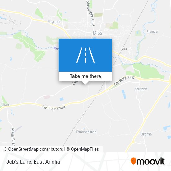 Job's Lane map