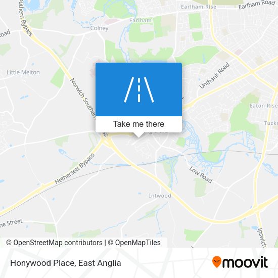 Honywood Place map