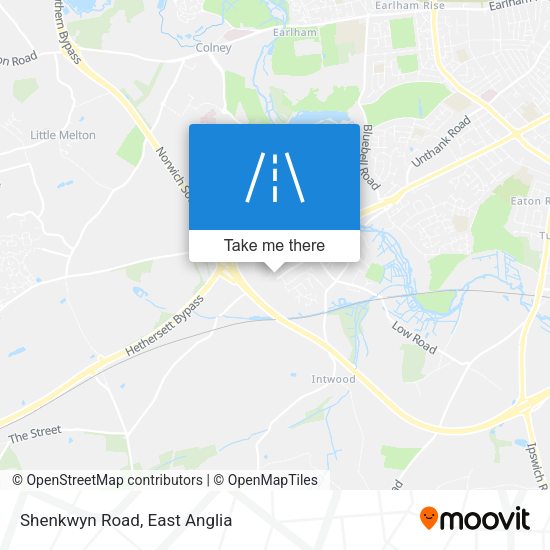 Shenkwyn Road map