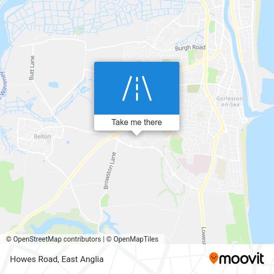 Howes Road map