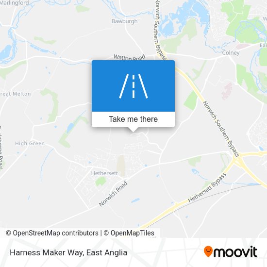 Harness Maker Way map