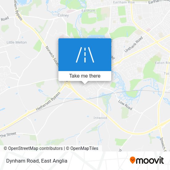 Dynham Road map
