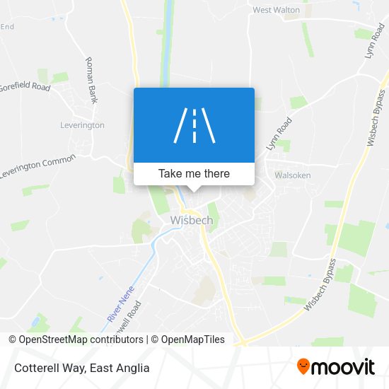 Cotterell Way map