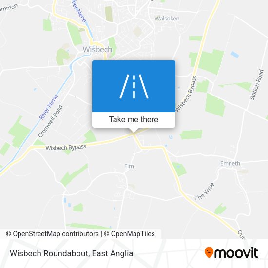 Wisbech Roundabout map