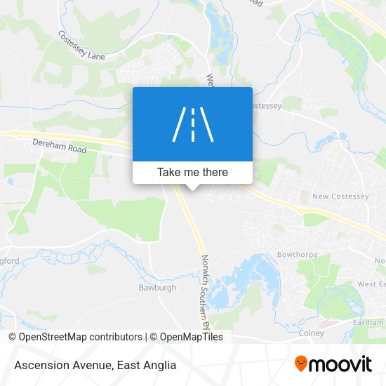 Ascension Avenue map