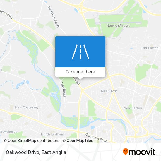 Oakwood Drive map