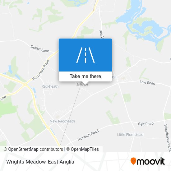 Wrights Meadow map
