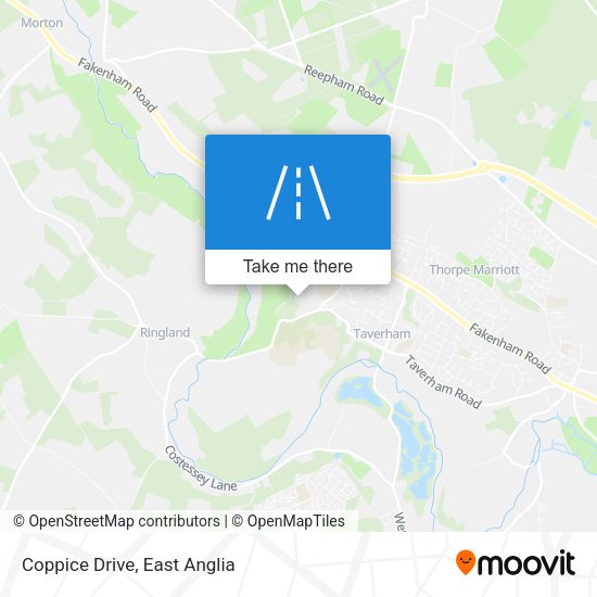 Coppice Drive map