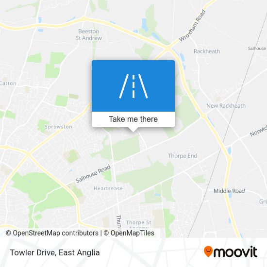 Towler Drive map