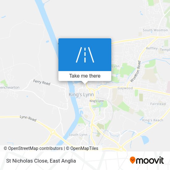 St Nicholas Close map