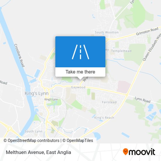 Melthuen Avenue map