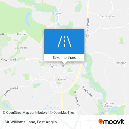 Sir Williams Lane map