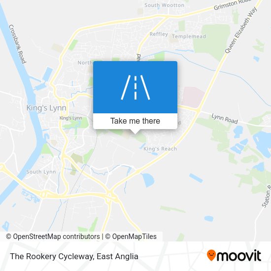 The Rookery Cycleway map