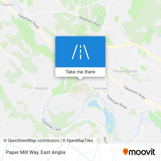 Paper Mill Way map