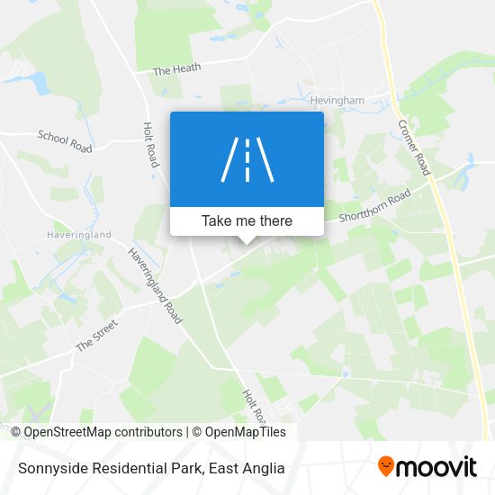 Sonnyside Residential Park map