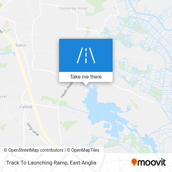 Track To Launching Ramp map