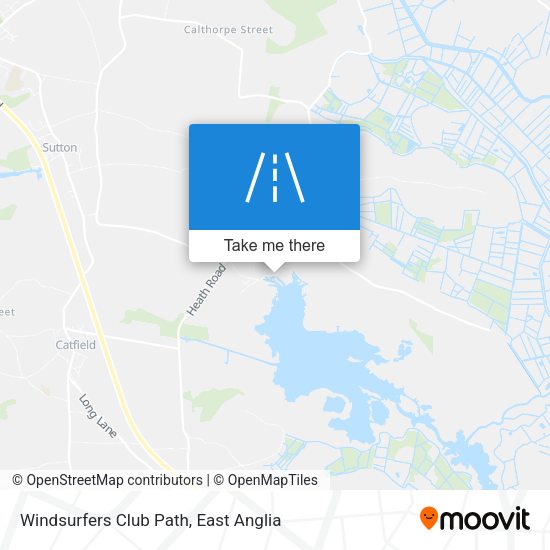 Windsurfers Club Path map