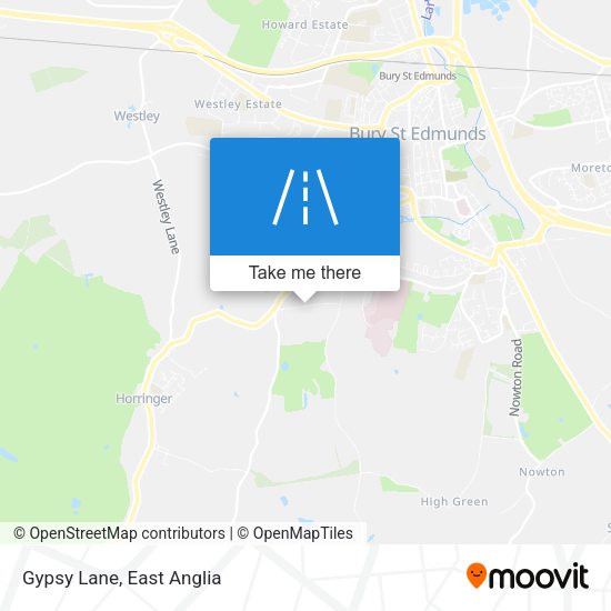 Gypsy Lane map