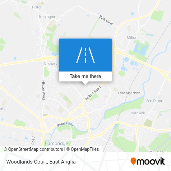 Woodlands Court map