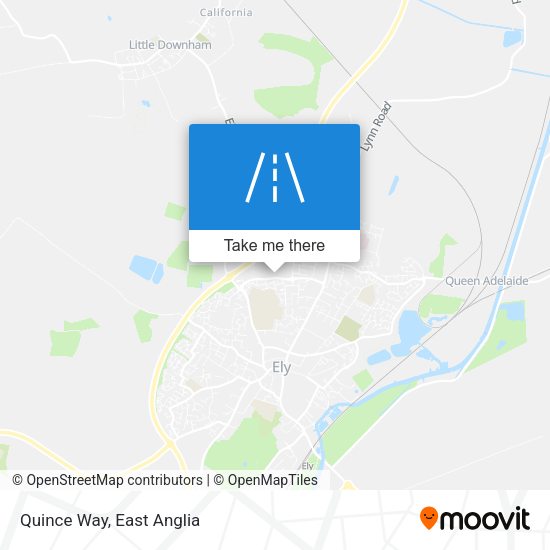 Quince Way map