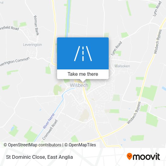 St Dominic Close map